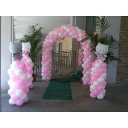 Ballon Art Archi Colonne Hello Kitty